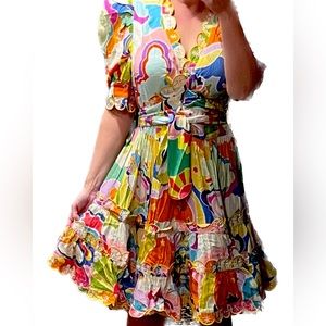 CeliaB brand new with Tags vibrant dress